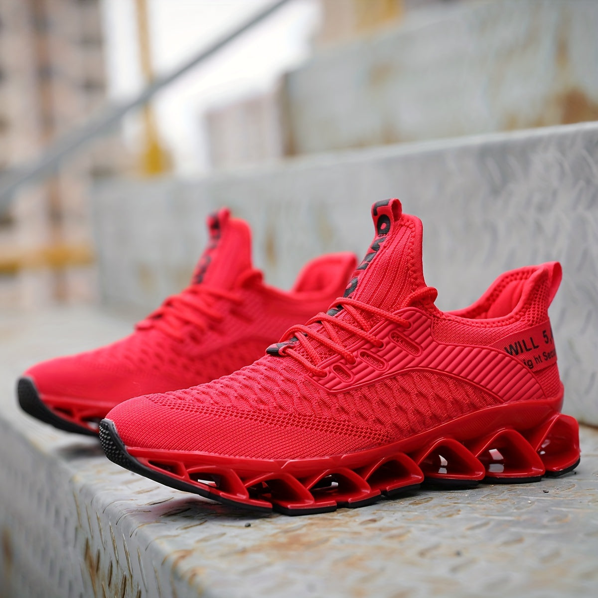 Stellan - Weiße Blade-Sneaker
