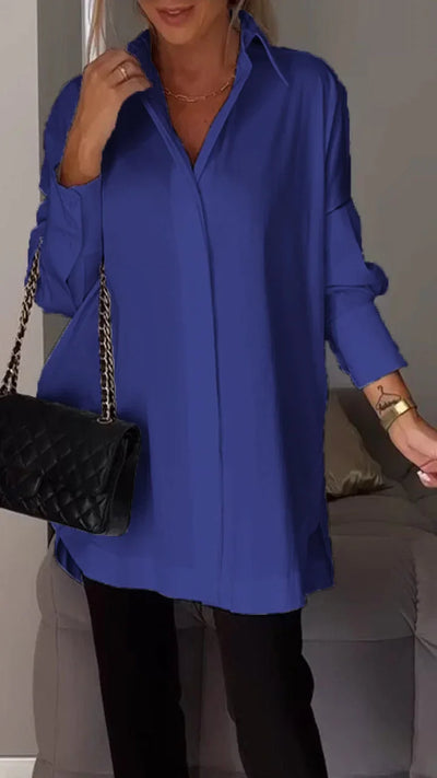 Mocarra | Bluse mit Seitenschlitz