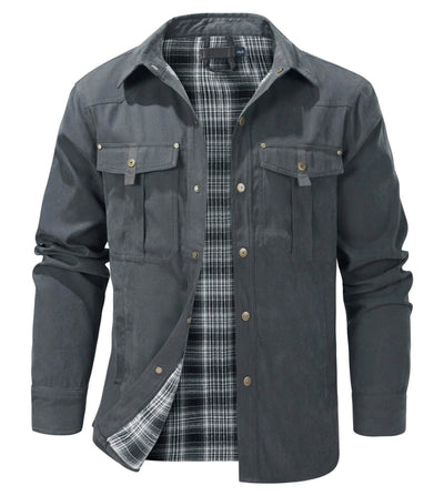 Case - Flanell Rover Jacke