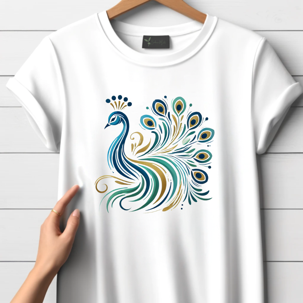 Majestätischer Pfau T-Shirt