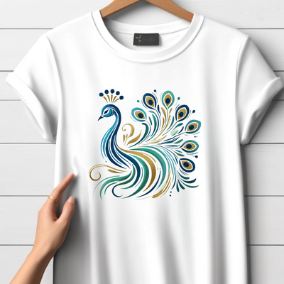 Majestätischer Pfau T-Shirt