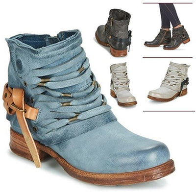 Layla | Gemütliche Lederstiefeletten für Damen