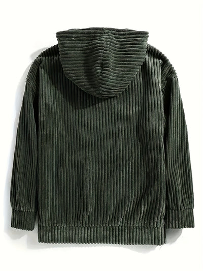 BRAM | PULLOVER MIT KAPUZE AUS CORD