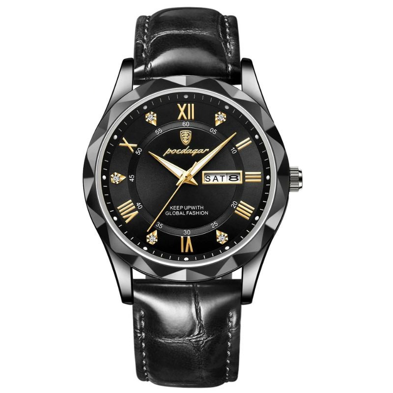 Windsor | Lederarmband-Quarzuhr