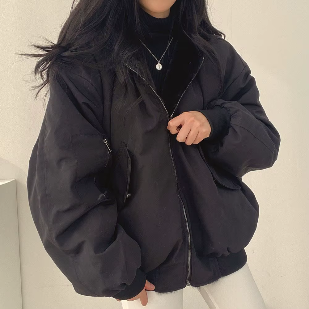 Athena - Oversize-Winterjacke mit Teddyfutter