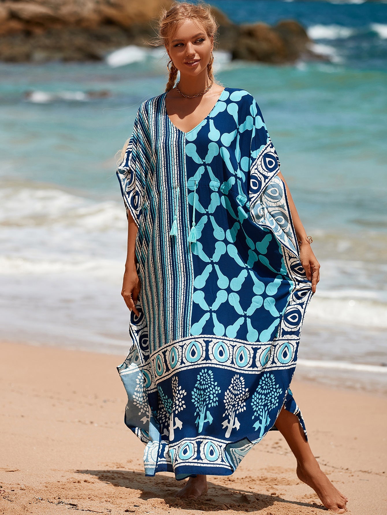 Mocarra | Stylish Urlaub Sonnenschutz Positionierung Druck Strand Cover-up