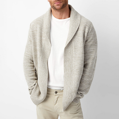 Deandre - Elegante Strickjacke aus Wolle für Männer
