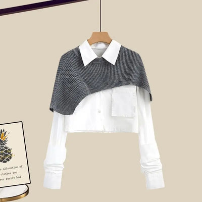 Mocarra | Gestricktes Set aus Rock und Top