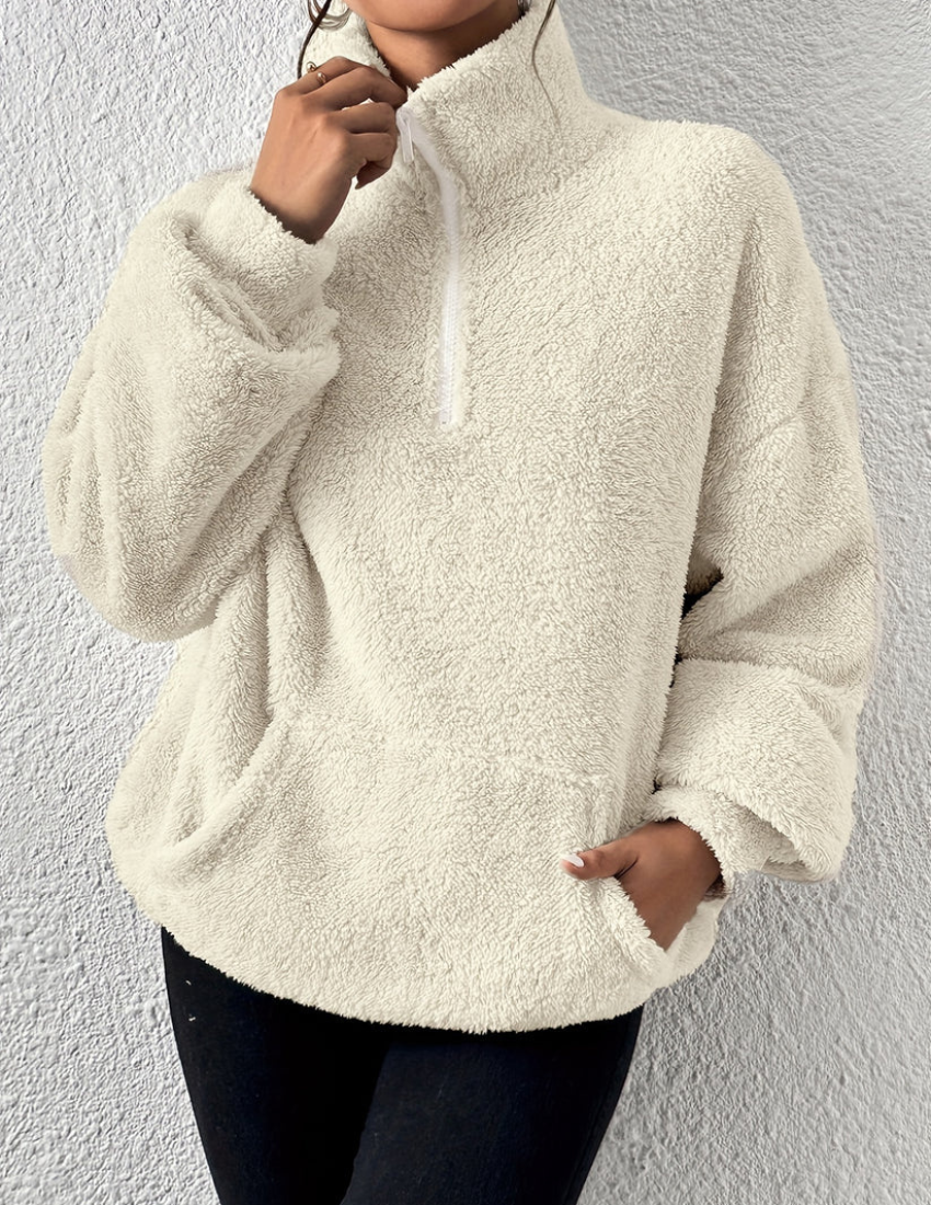 Mona - Flauschiger Fleece-Pullover