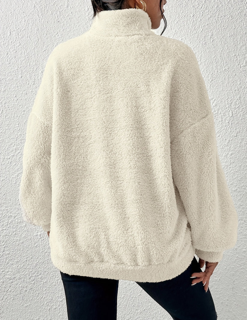Mona - Flauschiger Fleece-Pullover