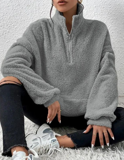 Mona - Flauschiger Fleece-Pullover