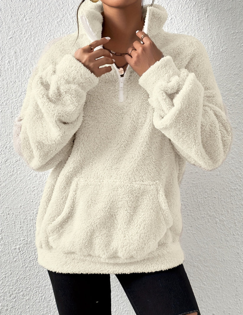 Mona - Flauschiger Fleece-Pullover