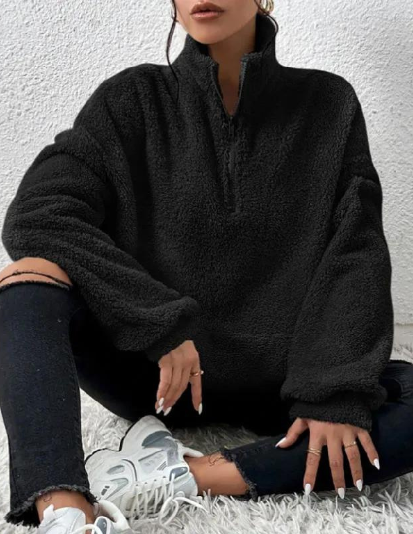 Mona - Flauschiger Fleece-Pullover