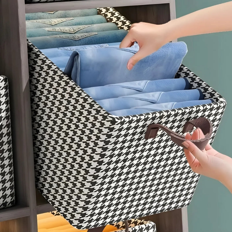 Schrankreiniger- Faltbare Kleideraufbewahrungsbox mit Deckel - 3er Set (Letzter Tag Rabatt)