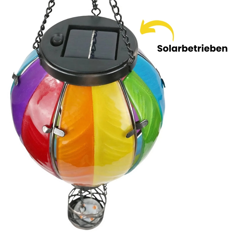 Solar-Heißluftballon - Solarlaterne Heißluftballon mit Flammeneffekt (Letzter Tag Rabatt)