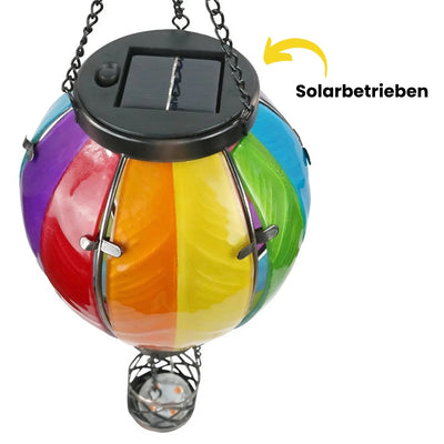 Solar-Heißluftballon - Solarlaterne Heißluftballon mit Flammeneffekt (Letzter Tag Rabatt)