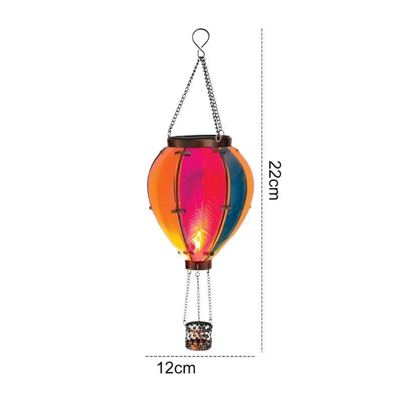 Solar-Heißluftballon - Solarlaterne Heißluftballon mit Flammeneffekt (Letzter Tag Rabatt)