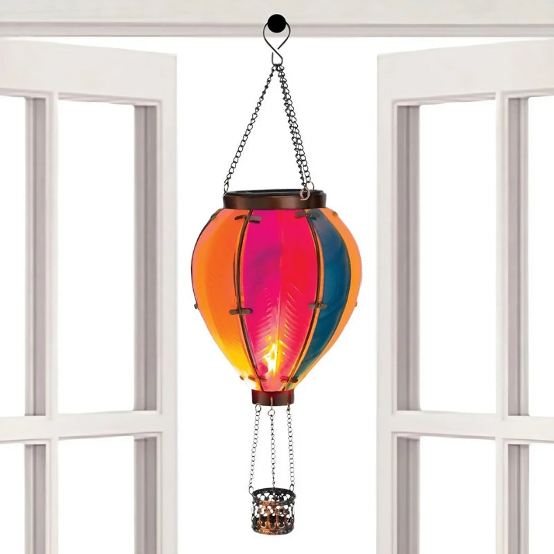 Solar-Heißluftballon - Solarlaterne Heißluftballon mit Flammeneffekt (Letzter Tag Rabatt)