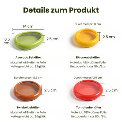 ObstFrisch - Wiederverwendbarer Aufbewahrungsbehälter (Letzter Tag Rabatt)