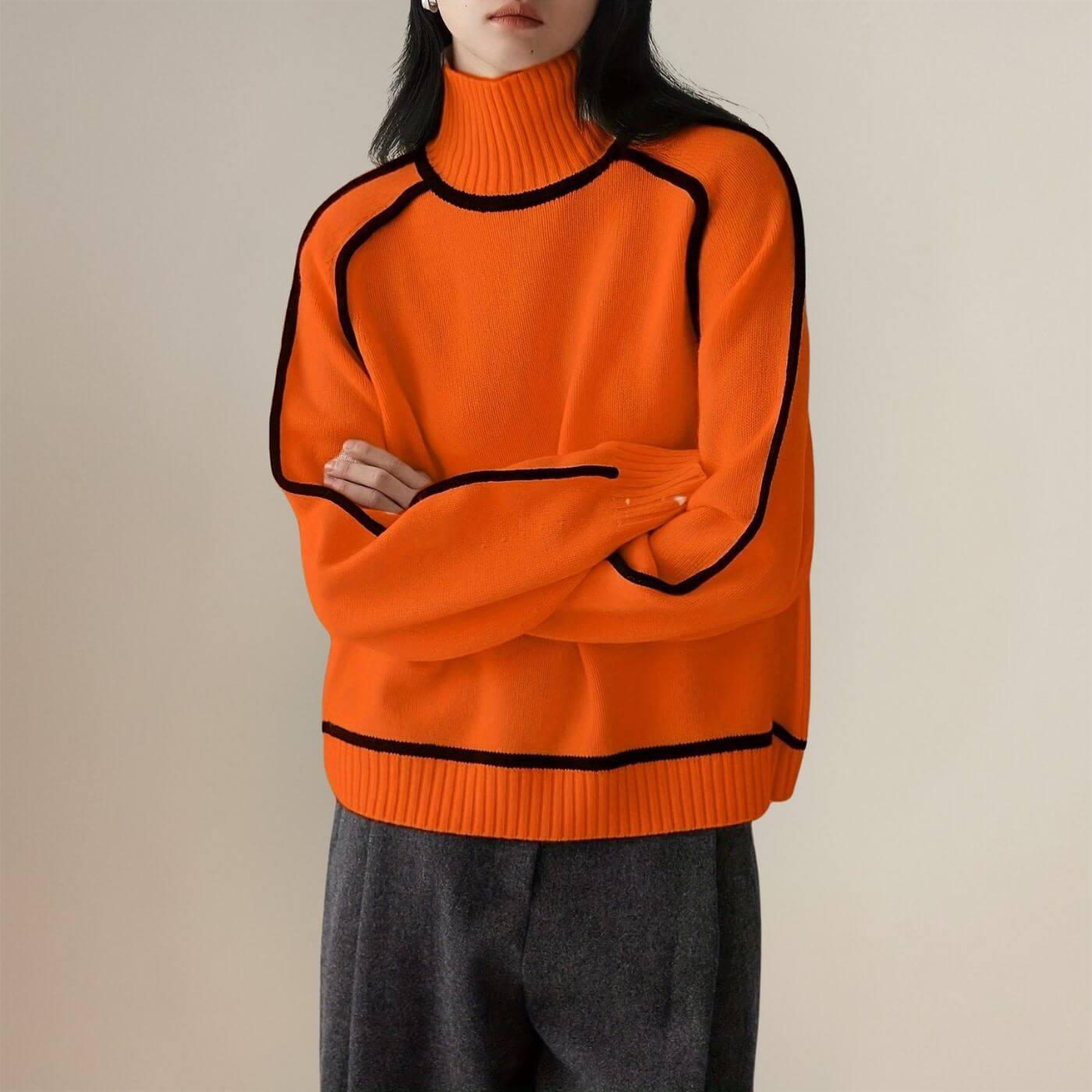 Amelie - Kuscheliger Rollkragenpullover