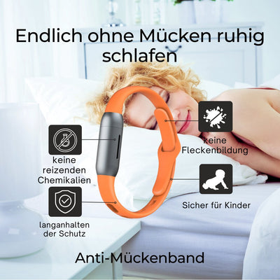 MückenBand - Anti-Mücken Band | 100% natürlicher Schutz | 240 Tage Nachfüllpack "Letzter Tag Rabatt"