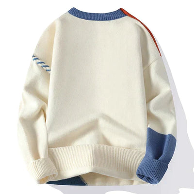 Mocarra | Rollkragenpullover im Patchwork-Design