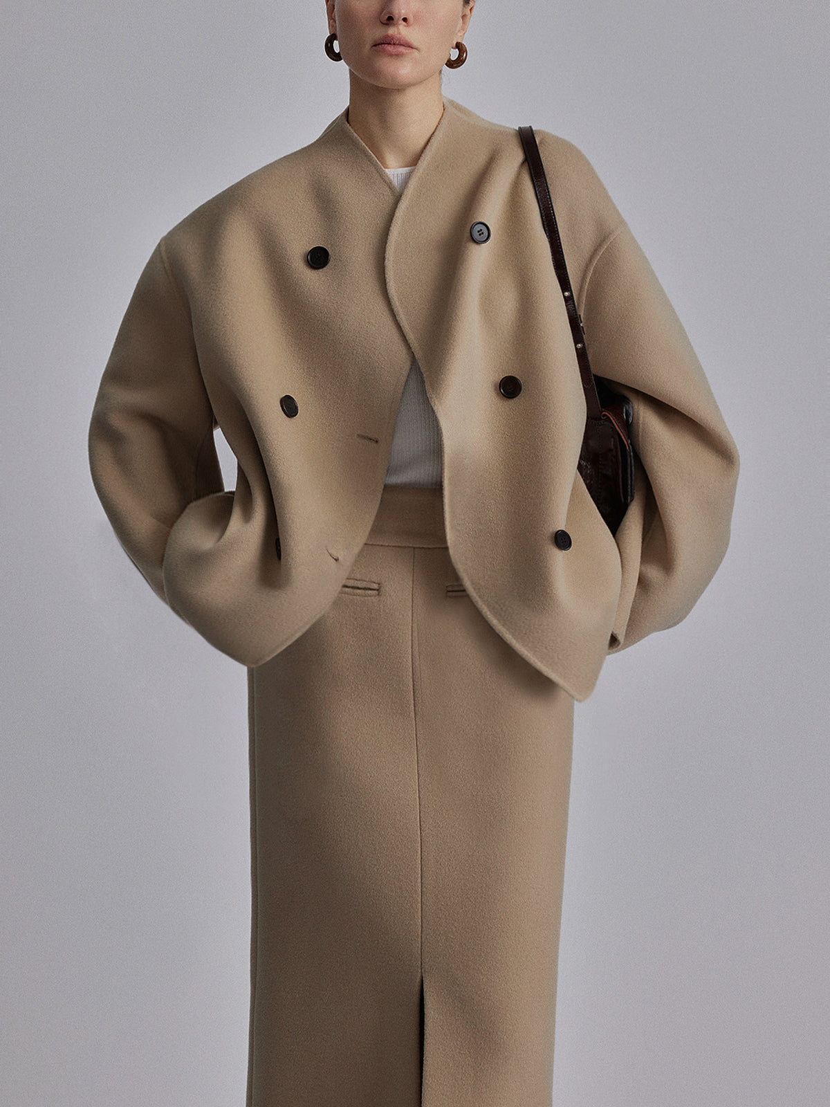 Miller - Jacke mit übergroßer Knopfleiste