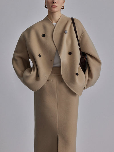 Miller - Jacke mit übergroßer Knopfleiste