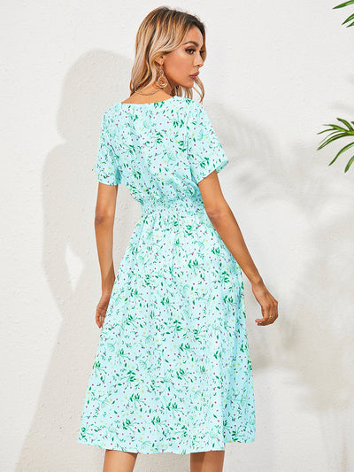 Marion - Elegantes Sommerkleid mit Blumendruck
