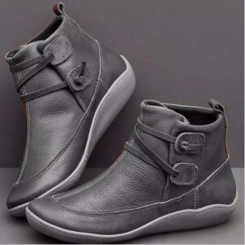 Mocarra | Wasserdichte Stiefeletten aus Leder