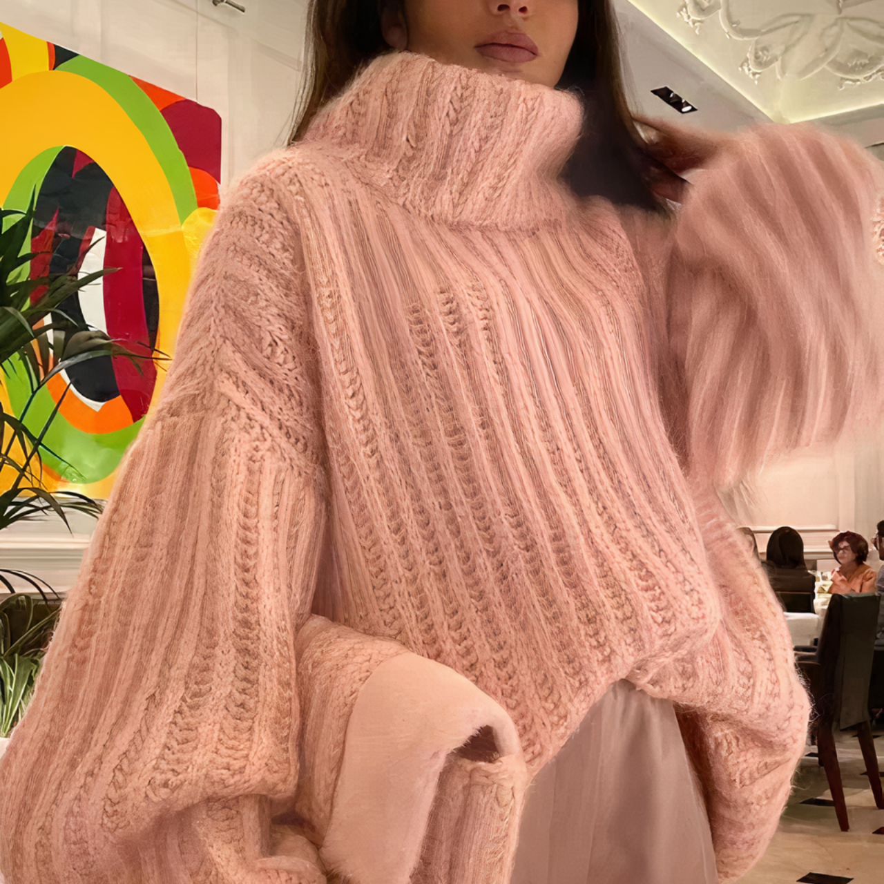 Gretchen - Flauschiger Strickpulli