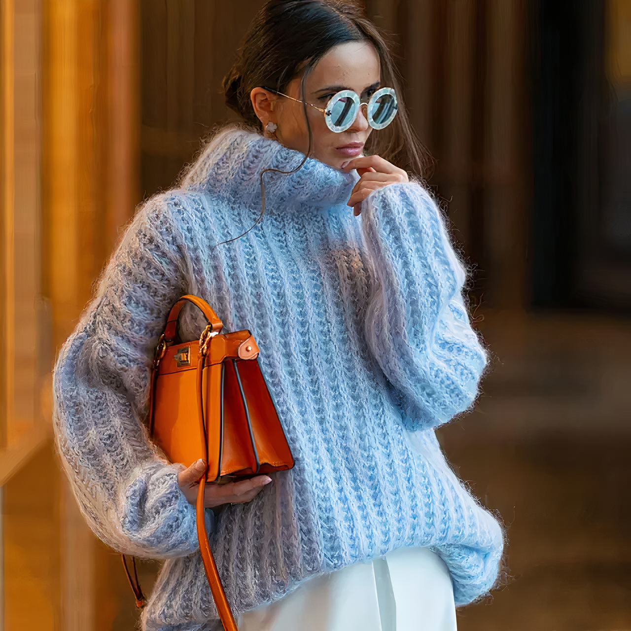Gretchen - Flauschiger Strickpulli
