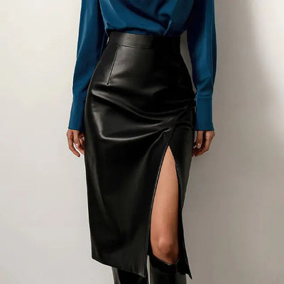 Mocarra | Rock mit hoher Taille und Seitenschlitz