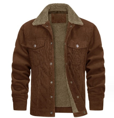 Mocarra | Fleecegefütterte Cordjacke für Männer