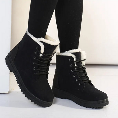 Mocarra | Rutschfeste Stiefel mit Fleecefutter und Schnürsenkeln