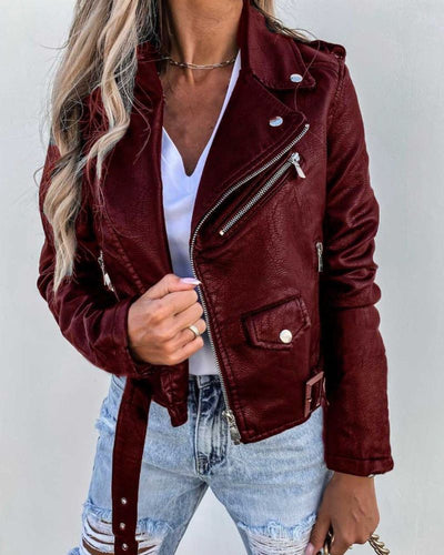 Jacquelyn - Sommer-Lederjacke