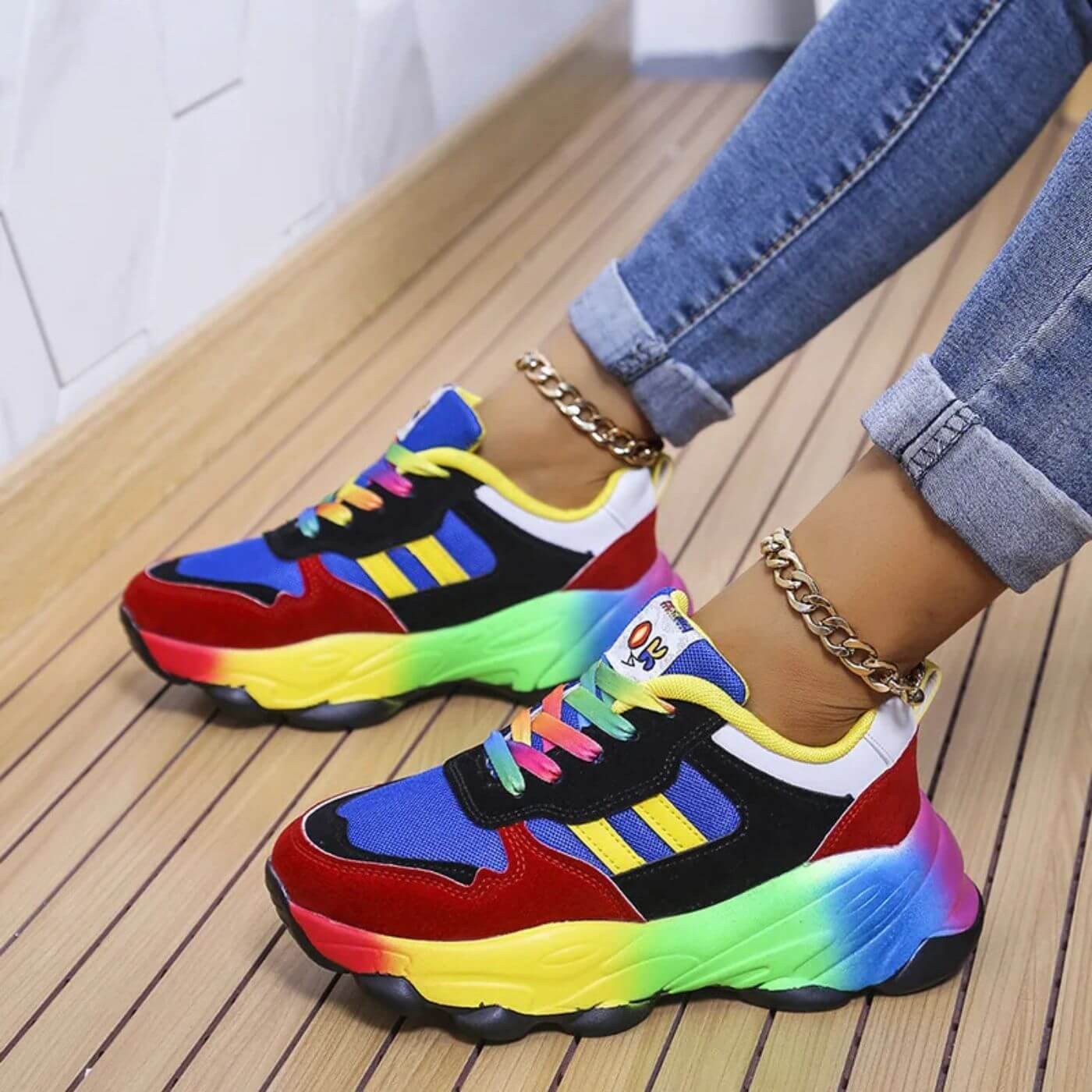 Lyra- Bunte Orthopädische Sneakers für Komfort und Stil