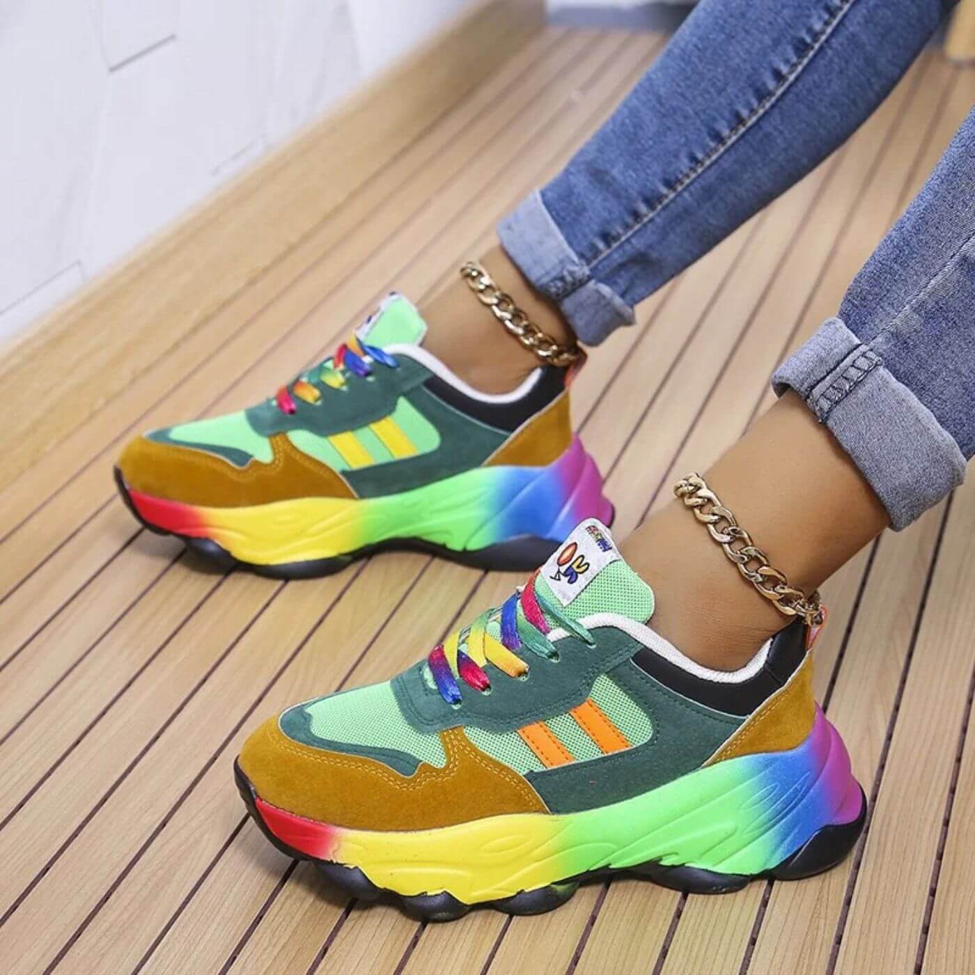 Lyra- Bunte Orthopädische Sneakers für Komfort und Stil
