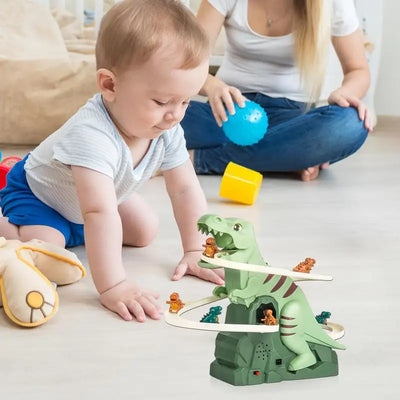 Dino Bahn - Die lustige Achterbahn die Dinos an die Grenzen bringt!