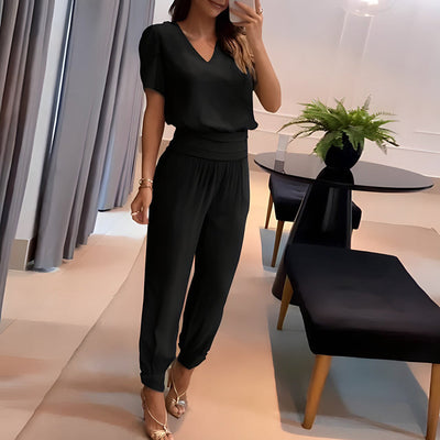 Mocarra | Kurzärmelige Bluse und Hose 2er Set