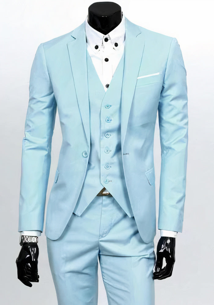 Elegantes 3-teiliges anzug-set für männer - evert