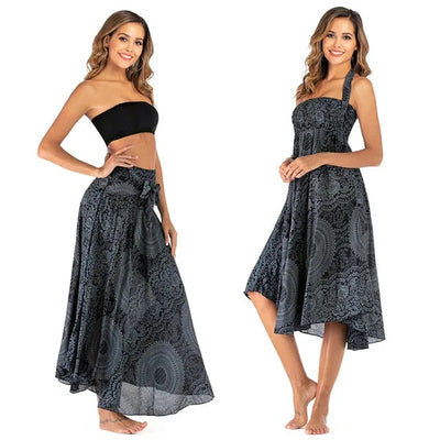 Mocarra | Bohème Vielseitiger Rock und Kleid