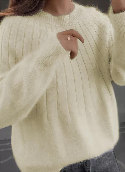 Jeannie - Flauschiger Strickpullover