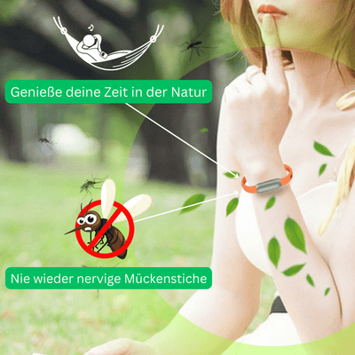 MückenBand - Anti-Mücken Band | 100% natürlicher Schutz | 240 Tage Nachfüllpack "Letzter Tag Rabatt"