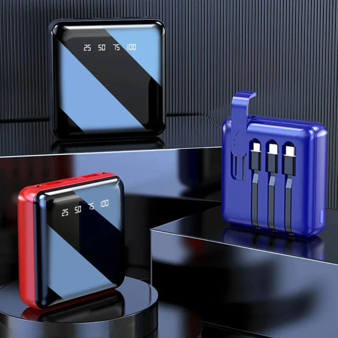 PowerBank™ - Mini Power Bank 4-Kabel 20000 mAh