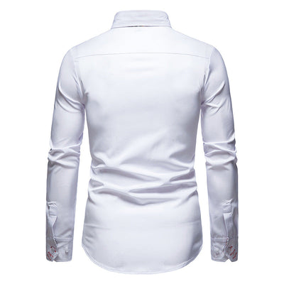 Philibert - Elegantes Herrenhemd im Slim Fit mit langen Ärmeln und Paisleydruck für alle Gelegenheiten