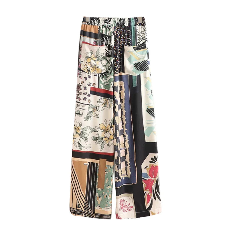 Mocarra | Elastische Hose mit Druck für Frauen