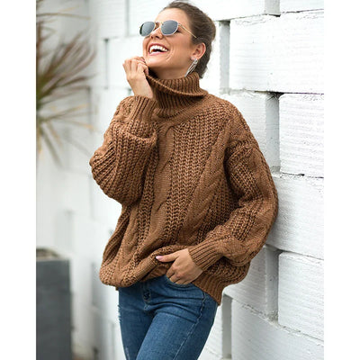 Hana | Langarm-rollkragenpullover für damen