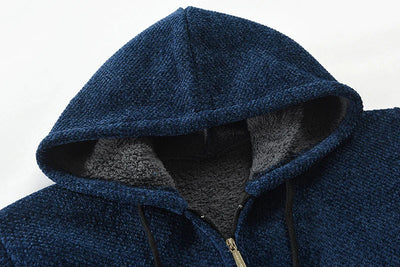 Mocarra | Herren-Kapuzenjacke Mittellang aus Wolle