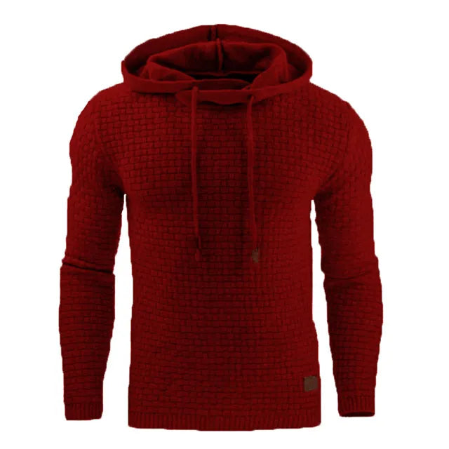 Mocarra | Herren Chunky Rib Hoodie mit verstellbarer Kapuze